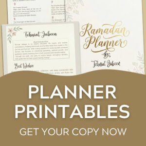 Ramadan Planner By Tehniat Jabeen